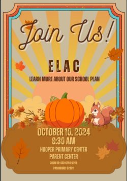 October ELAC flyer